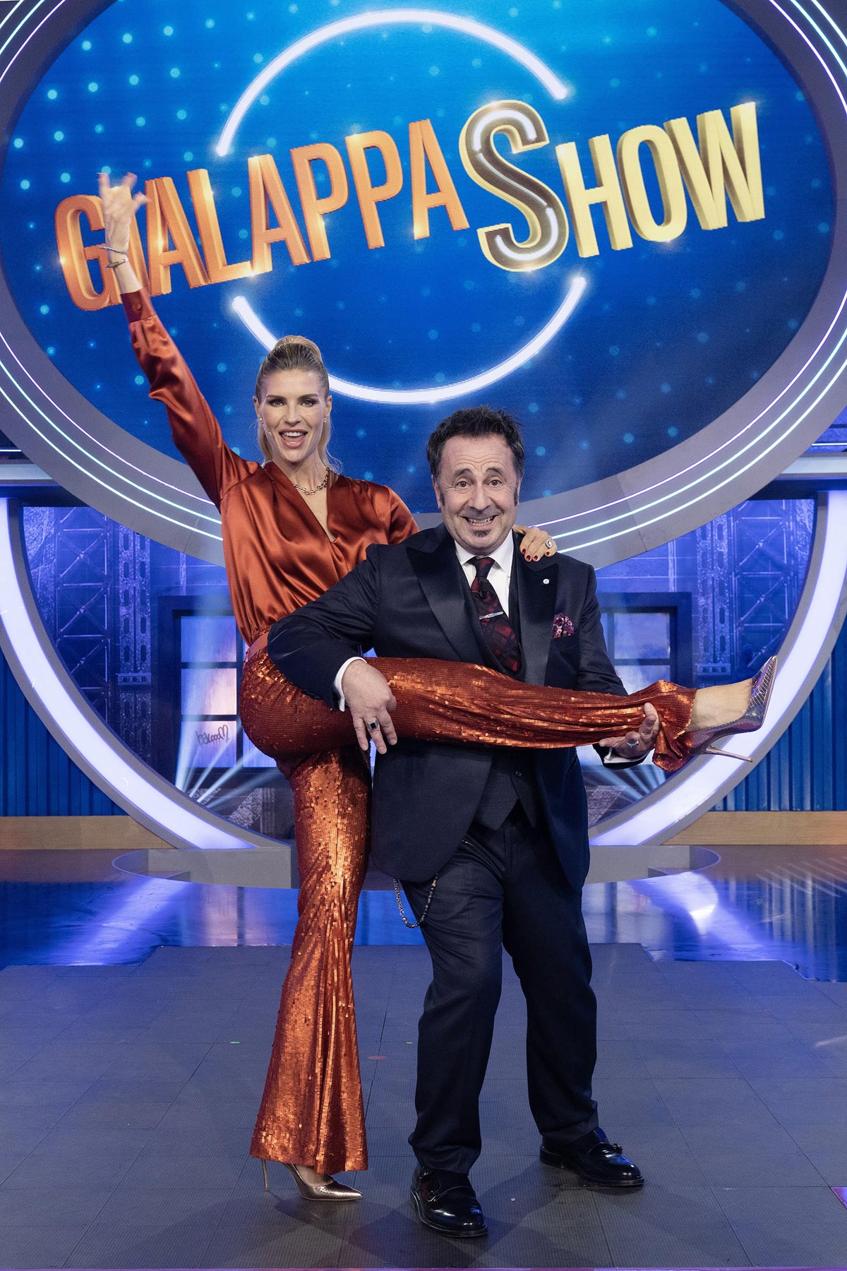 GialappaShow - 21 novembre 2023 - Martina Colombari e Mago Forest [credit: Jule Hering; courtesy of TV8/Sky]