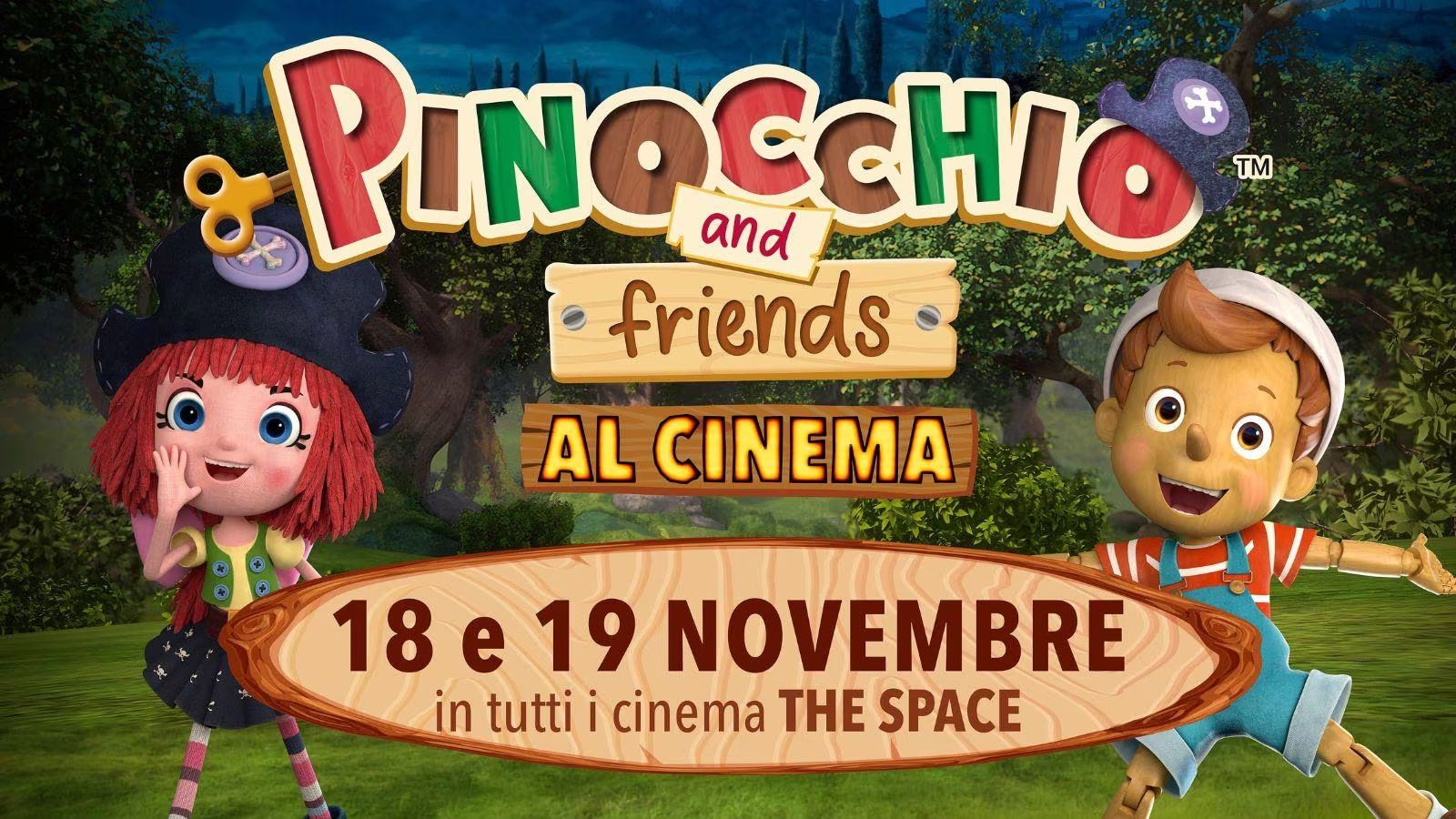 Pinocchio and friends seconda stagione cinema - Novembre 2023