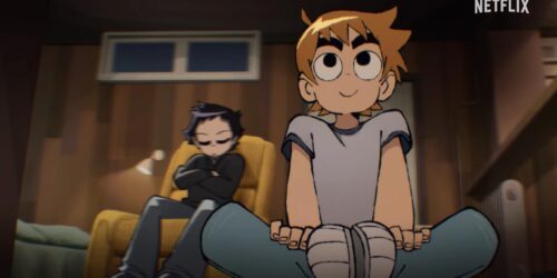 Scott Pilgrim, scena da clip serie anime Netflix