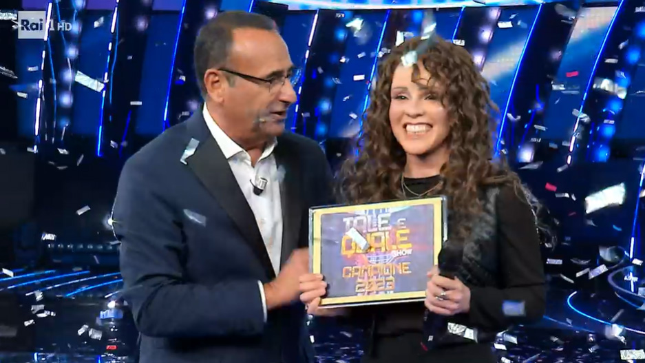 Tale e Quale Show, Ilaria Mongiovì vince Torneo dei Campioni 2023 (11 novembre 2023)
