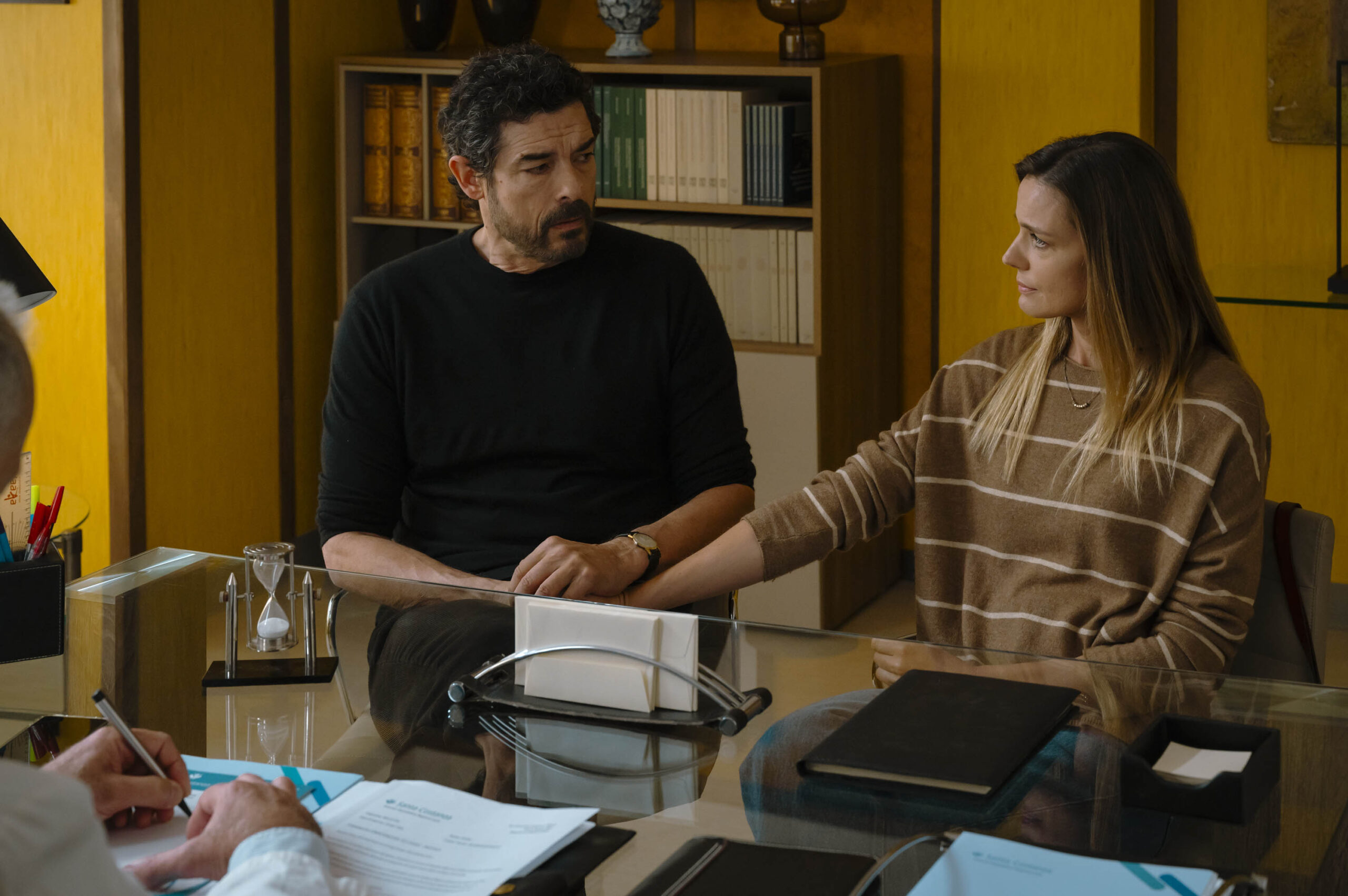 Alessandro Gassmann sul set di Un Professore 2x06 [credit: Anna Camerlingo/Banijai Studios]