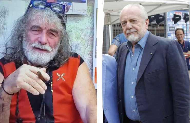 Mauro Corona e De Laurentiis